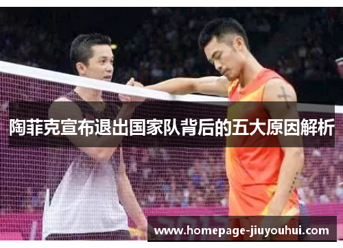 陶菲克宣布退出国家队背后的五大原因解析