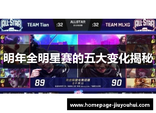 明年全明星赛的五大变化揭秘 明年全明星赛的五大变化揭秘